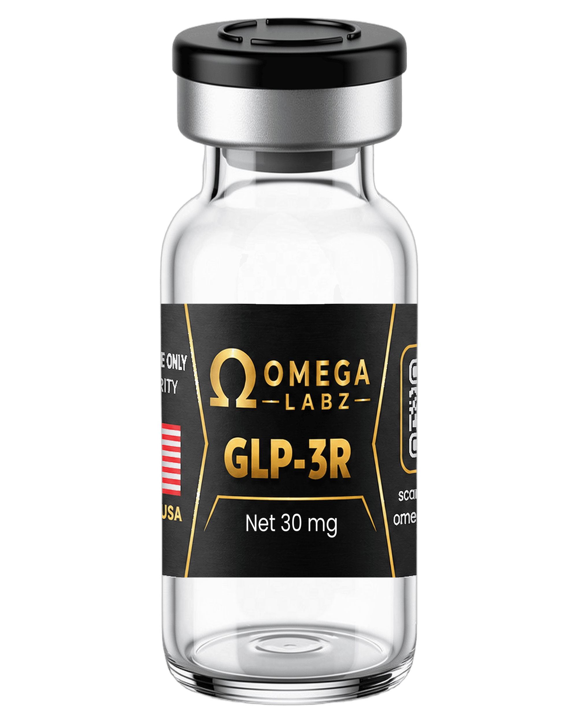 GLP-3R (30 mg) OmegaLabz research bottle