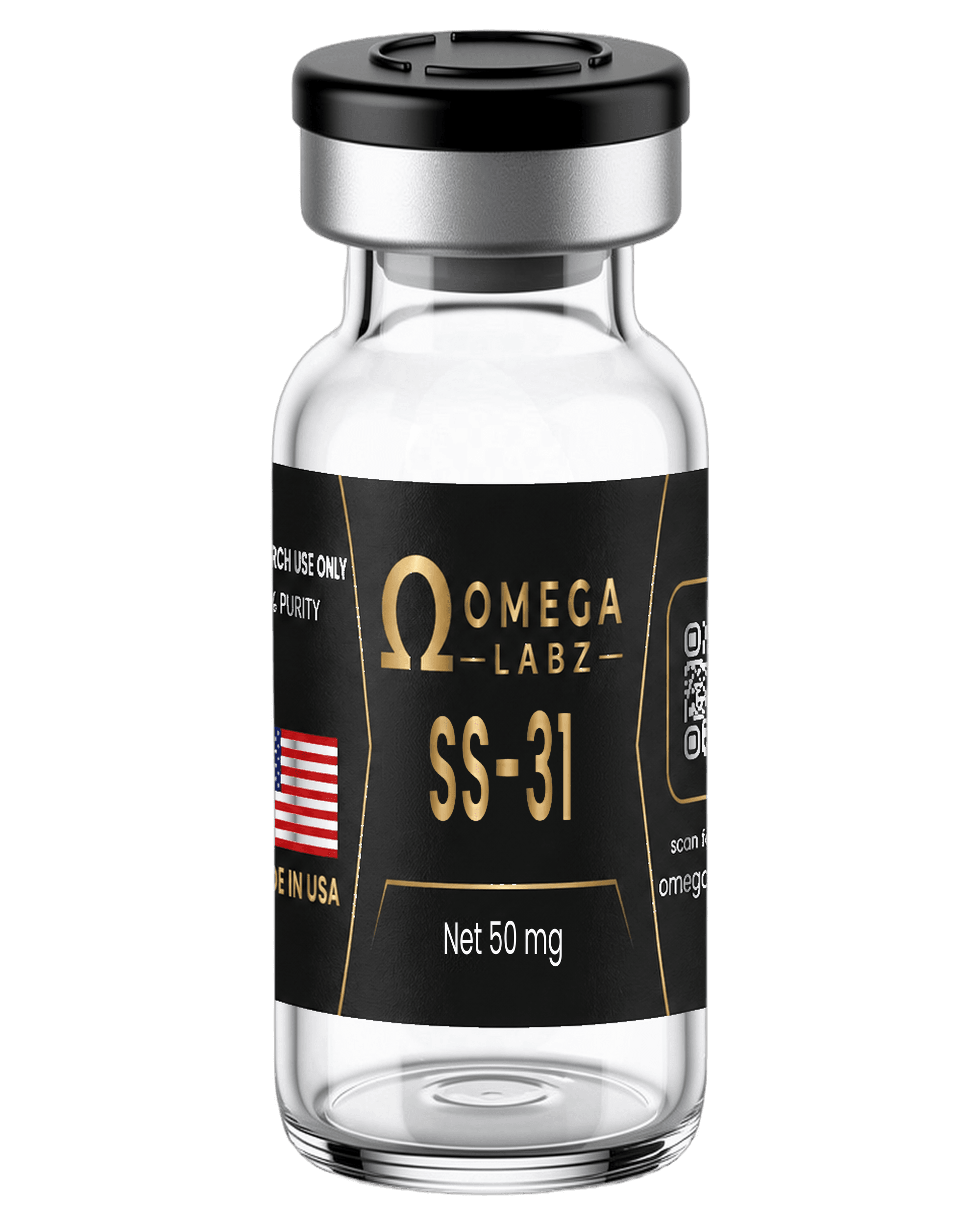 SS-31 (50 mg) OmegaLabz research bottle